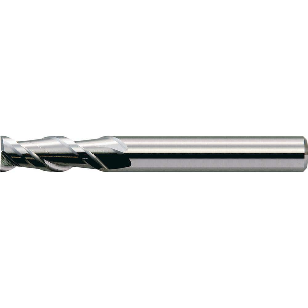 Square End Mill: N/A Flutes, Solid Carbide SquareEnd, UncoatedFinish, SpiralFlute, 45° N/A Mfr Grade MG, Series CAS1