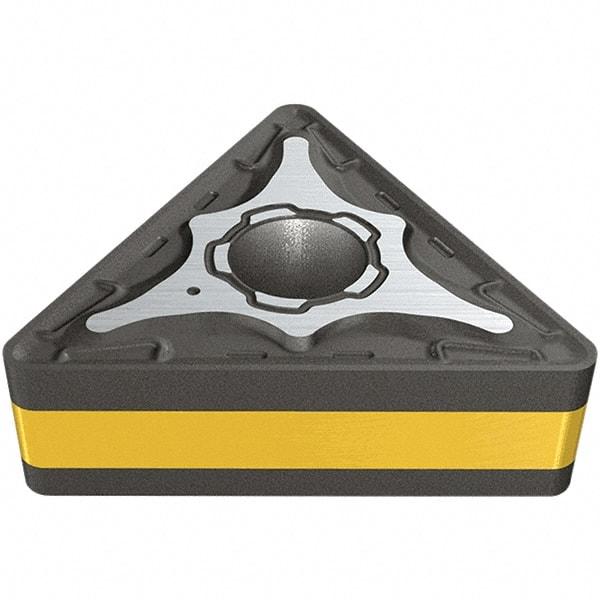 Iscar - TNMG331 M3M Grade IC807 Carbide Turning Insert - TiAlN/TiN Finish, 60° Triangle, 9.52mm Inscr Circle, 4.76mm Thick, 0.4mm Corner Radius - Benchmark Tooling