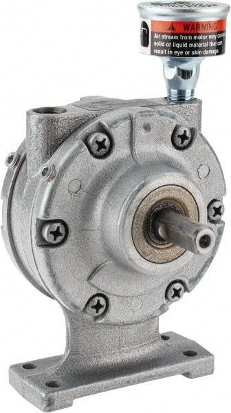 Gast - 3/4 hp Counterclockwise Foot Air Actuated Motor - 3,000 Max RPM, 1.13" Shaft Length, 4.94" OAL, 1/2" Shaft Diam - Benchmark Tooling