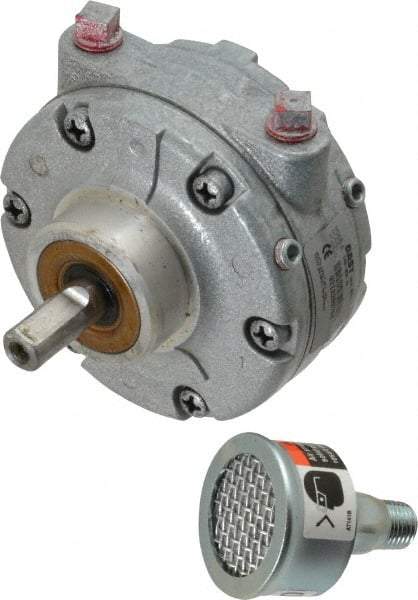 Gast - 3/4 hp Clockwise Hub Air Actuated Motor - 3,000 Max RPM, 1.13" Shaft Length, 4.94" OAL, 1/2" Shaft Diam - Benchmark Tooling