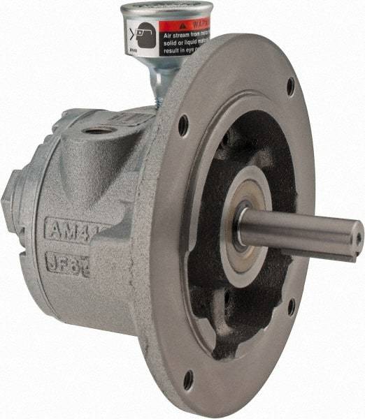 Gast - 1-1/2 hp Reversible NEMA 56C Air Actuated Motor - 3,000 Max RPM, 2.06" Shaft Length, 6.69" OAL, 5/8" Shaft Diam - Benchmark Tooling