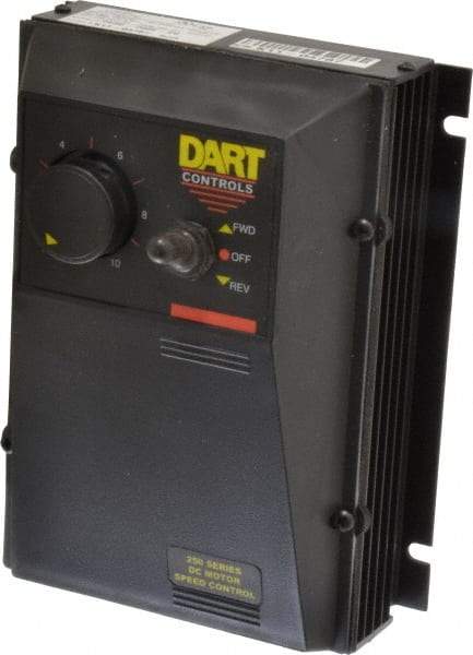 Dart Controls - 2 Max hp, 30 Max RPM, Electric AC DC Motor - 120, 240 V Input - Benchmark Tooling