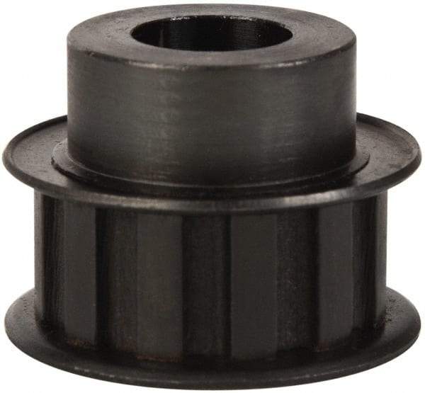Power Drive - 12 Tooth, 1/2" Inside x 1.402" Outside Diam, Timing Belt Pulley - 1/2" Belt Width, 1.432" Pitch Diam, Steel & Cast Iron - Benchmark Tooling