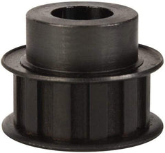 Power Drive - 12 Tooth, 1/2" Inside x 1.402" Outside Diam, Timing Belt Pulley - 1/2" Belt Width, 1.432" Pitch Diam, Steel & Cast Iron - Benchmark Tooling