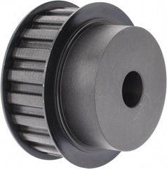 Power Drive - 22 Tooth, 3/4" Inside x 3.447" Outside Diam, Timing Belt Pulley - 3/4, 1" Belt Width, 3.501" Pitch Diam, Steel & Cast Iron - Benchmark Tooling