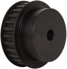Power Drive - 28 Tooth, 3/4" Inside x 4.402" Outside Diam, Timing Belt Pulley - 3/4, 1" Belt Width, 4.456" Pitch Diam, Steel & Cast Iron - Benchmark Tooling