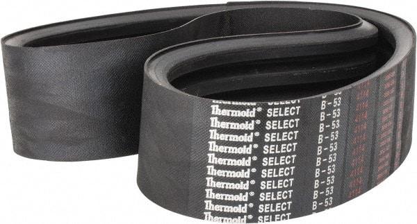Value Collection - Section B, V-Belt - Neoprene Rubber, Classic Banded, No. B-53 - Benchmark Tooling