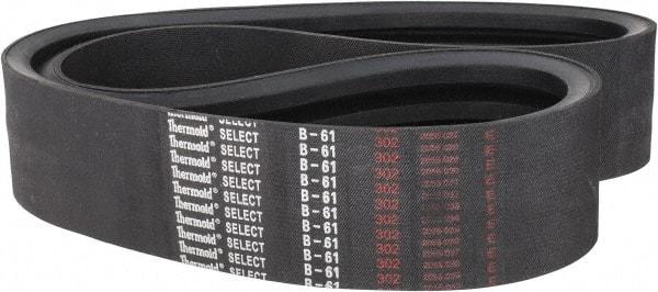 Value Collection - Section B, V-Belt - Neoprene Rubber, Classic Banded, No. B-61 - Benchmark Tooling