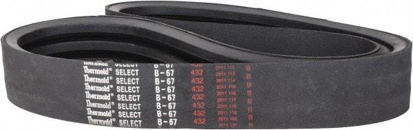 Value Collection - Section B, V-Belt - Neoprene Rubber, Classic Banded, No. B-67 - Benchmark Tooling