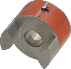 Lovejoy - 1/2" Max Bore Diam, Flexible Coupling Hub - 1.36" OD, 2" OAL, Sintered Iron, Order 2 Hubs & 1 Spider for Complete Coupling - Benchmark Tooling