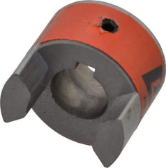 Lovejoy - 16mm Max Bore, 5mm x 2.3mm Keyway Width x Depth, Flexible Coupling Hub - 1.36" OD, 2" OAL, Sintered Iron, Order 2 Hubs & 1 Spider for Complete Coupling - Benchmark Tooling