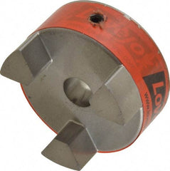 Lovejoy - 1/2" Max Bore Diam, Flexible Coupling Hub - 2.11" OD, 2.12" OAL, Sintered Iron, Order 2 Hubs & 1 Spider for Complete Coupling - Benchmark Tooling