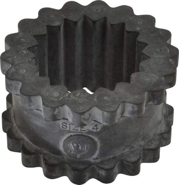 Lovejoy - 4 One Piece Solid Flexible Coupling Sleeve Insert - 2.31" OD, 1-1/4" OAL, EPDM - Benchmark Tooling