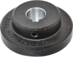 Lovejoy - 5/8" Max Bore Diam, 3/16" x 3/32" Keyway Width x Depth, Flexible Coupling Hub - 2.046" OD, 2.38" OAL, Cast Iron - Benchmark Tooling
