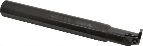 Seco - A..-CGGR, Right Hand, 0.515" Max Depth of Cut, Indexable Grooving Tool Holder - LC..1606.. Insert Compatibility, 12" OAL, Through Coolant - Benchmark Tooling