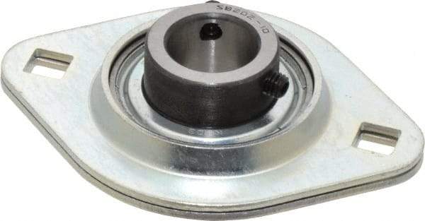 Value Collection - 3-3/16" OAL2-Bolt Flange - 1160 Lb Dyn Cap, Steel - Benchmark Tooling
