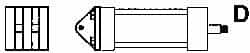 ARO/Ingersoll-Rand - Air Cylinder MP1 Fixed Clevis Mount Kit - For 2" Air Cylinders, Use with Provenair Series - Benchmark Tooling