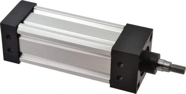ARO/Ingersoll-Rand - 4" Stroke x 2" Bore Double Acting Air Cylinder - 7/16-20 Rod Thread, 250 Max psi, 185°F - Benchmark Tooling