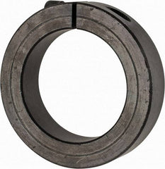 Climax Metal Products - 2-3/16" Bore, Steel, One Piece Clamp Collar - 3-1/4" Outside Diam, 3/4" Wide - Benchmark Tooling