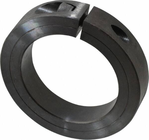 Climax Metal Products - 2-15/16" Bore, Steel, One Piece Clamp Collar - 4-1/4" Outside Diam, 7/8" Wide - Benchmark Tooling