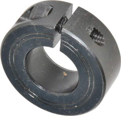 Climax Metal Products - 20mm Bore, Steel, One Piece Clamp Collar - 1-5/8" Outside Diam - Benchmark Tooling
