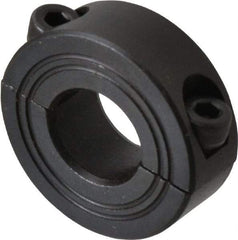 Climax Metal Products - 14mm Bore, Steel, Two Piece Shaft Collar - 1-1/4" Outside Diam - Benchmark Tooling