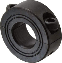 Climax Metal Products - 16mm Bore, Steel, Two Piece Shaft Collar - 1-3/8" Outside Diam - Benchmark Tooling