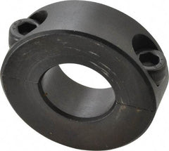 Climax Metal Products - 21mm Bore, Steel, Two Piece Shaft Collar - 1-3/4" Outside Diam - Benchmark Tooling