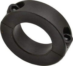 Climax Metal Products - 32mm Bore, Steel, Two Piece Shaft Collar - 2-1/8" Outside Diam - Benchmark Tooling
