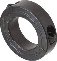 Climax Metal Products - 34mm Bore, Steel, Two Piece Shaft Collar - 2-1/4" Outside Diam - Benchmark Tooling