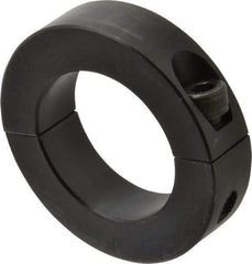 Climax Metal Products - 50mm Bore, Steel, Two Piece Shaft Collar - 3-1/8" Outside Diam - Benchmark Tooling