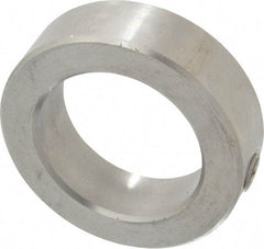Climax Metal Products - 2" Bore, Stainless Steel, Set Screw Shaft Collar - 3" Outside Diam, 7/8" Wide - Benchmark Tooling