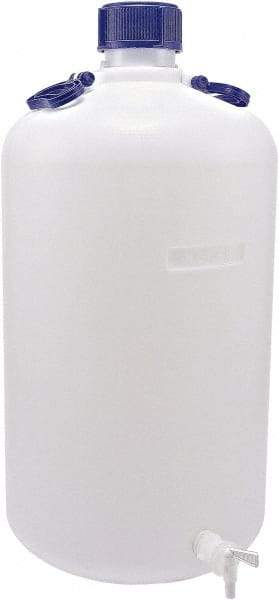 Dynalon Labware - 50,000 mL Carboy - Polyethylene, Translucent, 14.4" High x 13.8" Diam - Benchmark Tooling