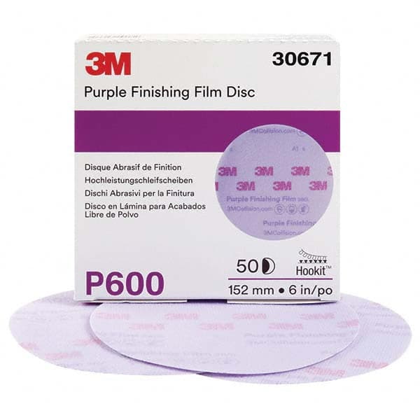 3M - Hook & Loop Discs Abrasive Type: Film Disc Disc Diameter (Inch): 6 - Benchmark Tooling