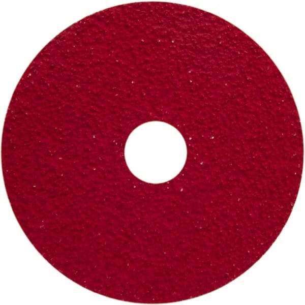 Norton - 60 Grit, 5" Disc Diam, 5/8-11 Center Hole, Type 29 Ceramic Alumina Flap Disc - 12,000 Max RPM, Fiberglass Backing, Arbor Attaching System, Coated - Benchmark Tooling