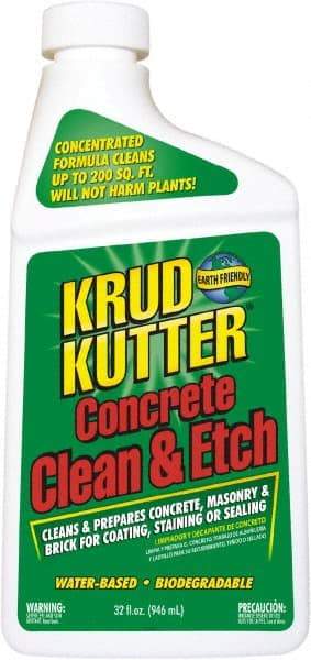 Krud Kutter - 32 Fl oz Spray Bottle Cleaner/Etcher - 200 to 300 Sq Ft/Gal Coverage - Benchmark Tooling