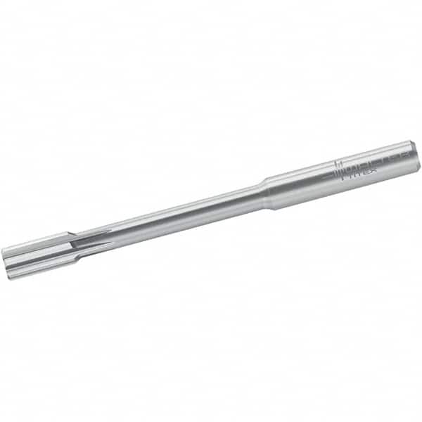 Walter-Titex - 7.99mm Solid Carbide 6 Flute Chucking Reamer - Straight Flute, 8mm Straight Shank, 16mm Flute Length, 100mm OAL - Benchmark Tooling