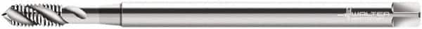 Walter-Prototyp - M6x1.00 Metric 3 Flute 6H Modified Bottoming Spiral Flute Tap - Cobalt, Bright Finish, 160mm OAL, Right Hand Flute, Right Hand Thread, Series P2051935 - Exact Industrial Supply