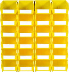 Triton - 12 Lb. Load Capacity, 5-3/8" Deep, Multi-Colored Polypropylene Bin System - 3" High x 4-1/8" Wide x 5-3/8" Long - Benchmark Tooling