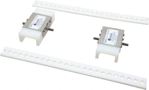 Made in USA - Chain Size 60, Polyethylene, Floating Roller Chain Tensioner - 4" Long - Benchmark Tooling
