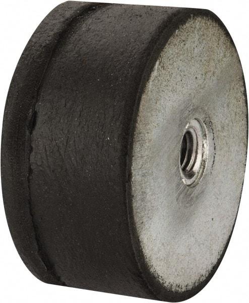 Tech Products - 660 Lb Capacity, 1/2-13 Plate/Plate Vibration Isolator - 3-1/8" Diam, 1-1/2" High - Benchmark Tooling