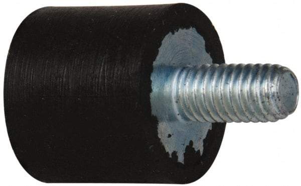 Tech Products - 16 Lb Capacity, 10-32 Plate/Stud Vibration Isolator - 9/16" Diam, 1/2" High - Benchmark Tooling