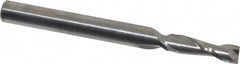 Niagara Cutter - 5/32", 1/2" LOC, 3/16" Shank Diam, 2" OAL, 2 Flute, Solid Carbide Square End Mill - Single End, Uncoated, Spiral Flute, 30° Helix, Centercutting, Right Hand Cut, Right Hand Flute, Series C230 - Benchmark Tooling