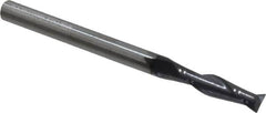 Niagara Cutter - 3/16", 3/4" LOC, 3/16" Shank Diam, 2-1/2" OAL, 2 Flute, Solid Carbide Square End Mill - Single End, TiAlN Finish, Spiral Flute, 30° Helix, Centercutting, Right Hand Cut, Right Hand Flute, Series C230 - Benchmark Tooling