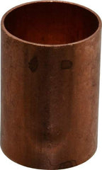 Mueller Industries - 1-1/4" Wrot Copper Pipe Coupling without Stop - C x C, Solder Joint - Benchmark Tooling