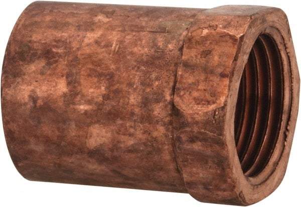 Mueller Industries - 3/4 x 1/2" Wrot Copper Pipe Adapter - C x F, Solder Joint - Benchmark Tooling