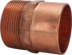 Mueller Industries - 2-1/2" Wrot Copper Pipe Adapter - C X M, Solder Joint - Benchmark Tooling