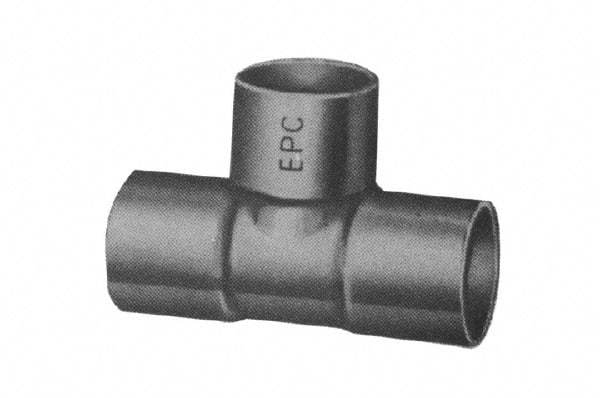 Mueller Industries - 3/8 x 3/8 x 1/2" Wrot Copper Pipe Tee - C x C x C, Solder Joint - Benchmark Tooling