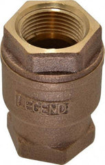 Legend Valve - 3/4" Bronze Check Valve - Inline, FNPT x FNPT, 250 WOG - Benchmark Tooling