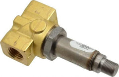 Parker - 1/4" Port, Brass Solenoid Valve - Closed, FKM Seal - Benchmark Tooling